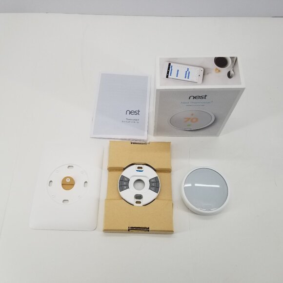 Google T4000ES, Nest Thermostat E, Smart Thermostat White A0063 - Picture 1 of 10
